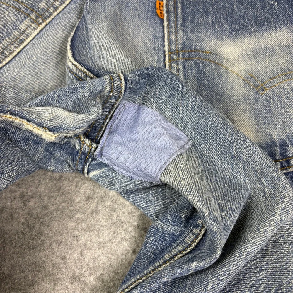 Vintage 90s Levis 505 Orange Tab Jeans Mens 34x31 Blue Straight Leg Made in USA